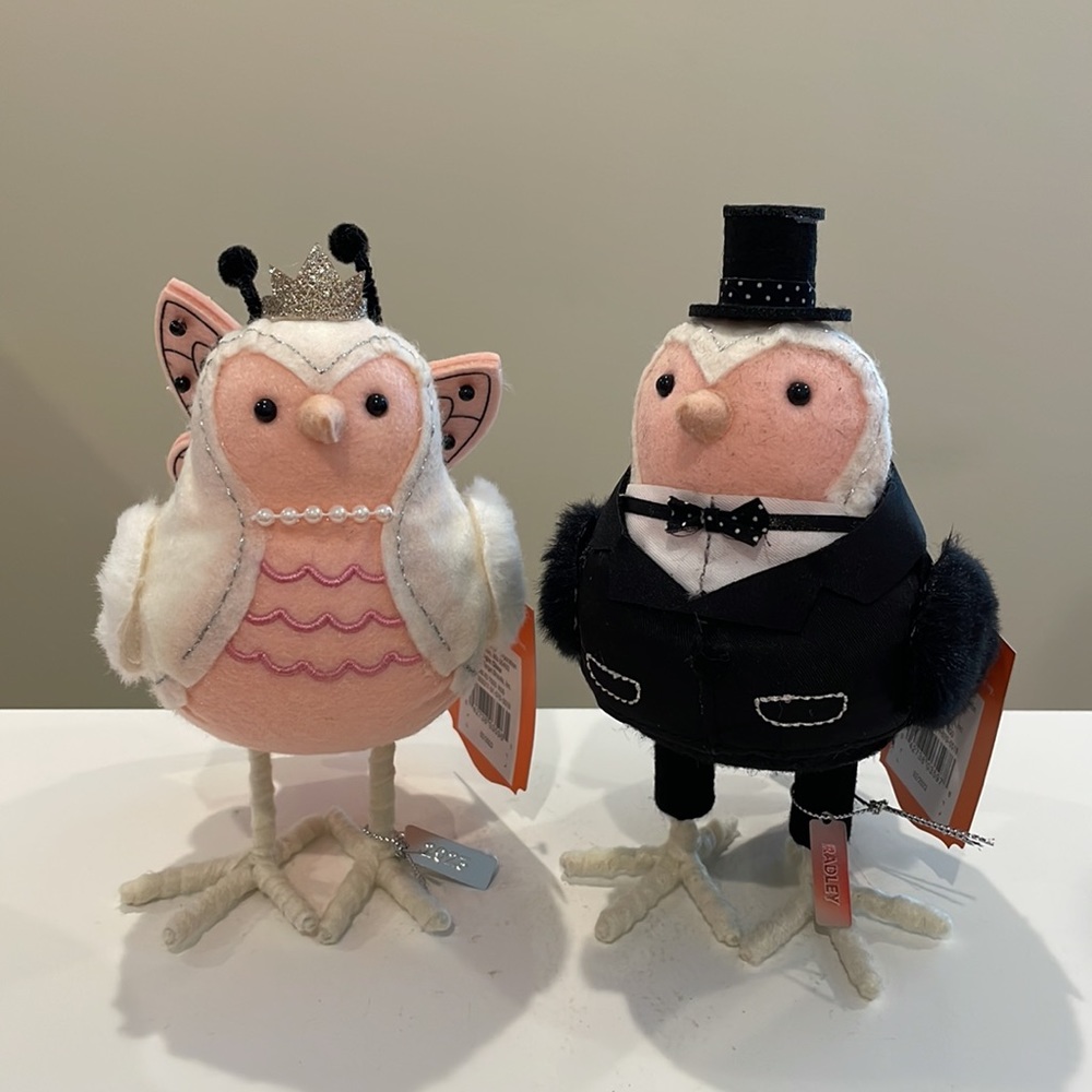 New Hyde & Eek Featherly Friends Butterfly Princess & Tuxedo Halloween Birds